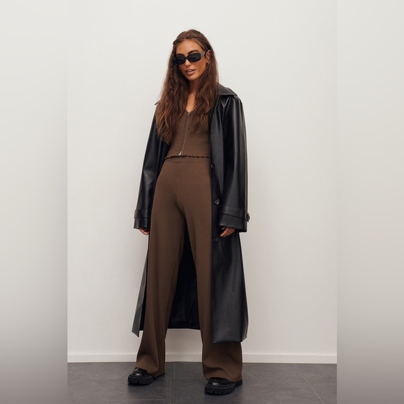 Straight Ribbed Pants - Picture 2 of 4